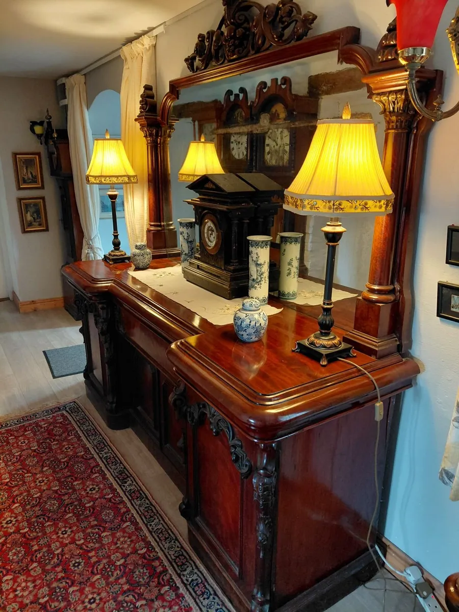 Large Victorian sideboard - Image 1