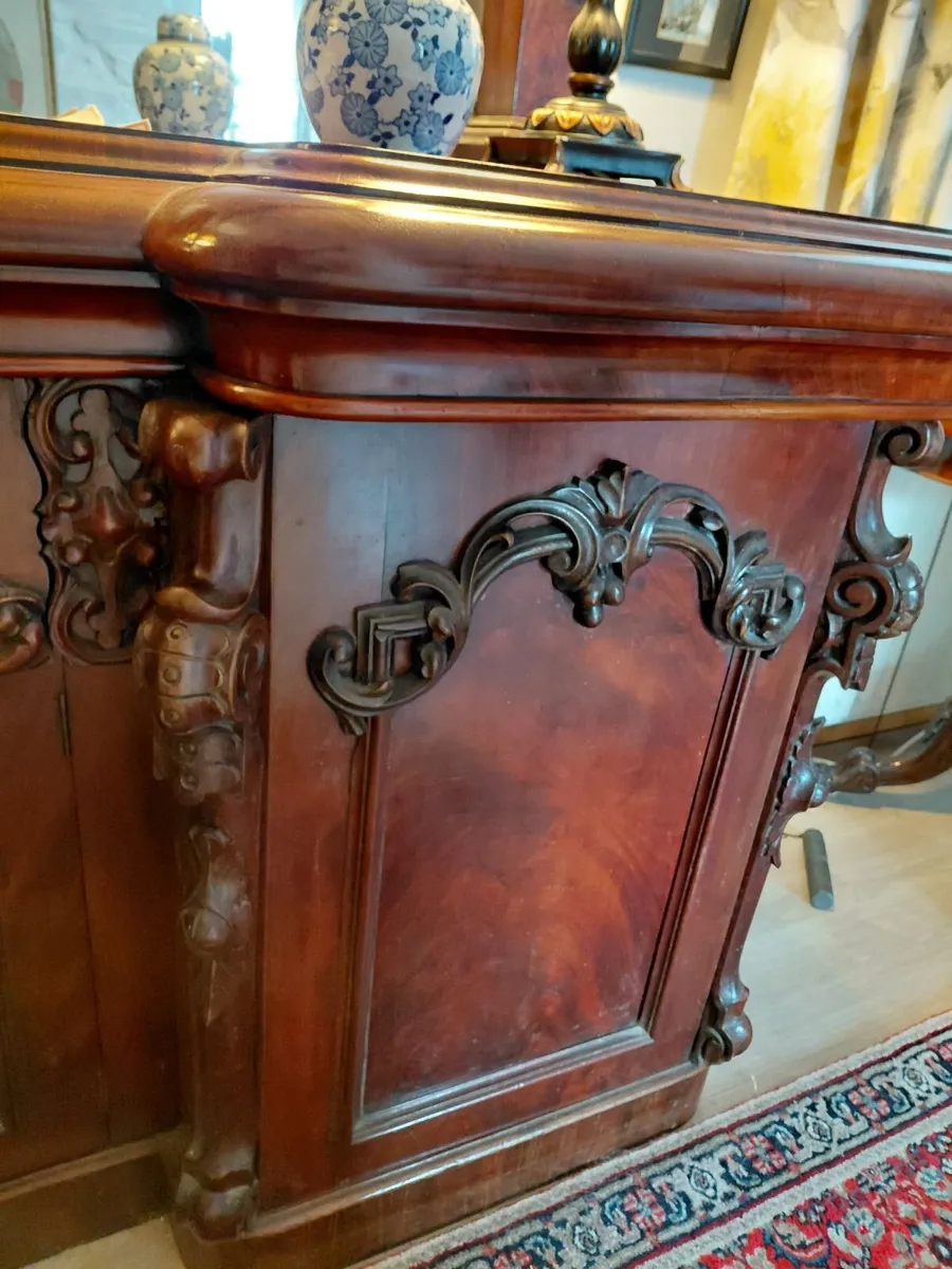 Large Victorian sideboard - Image 4