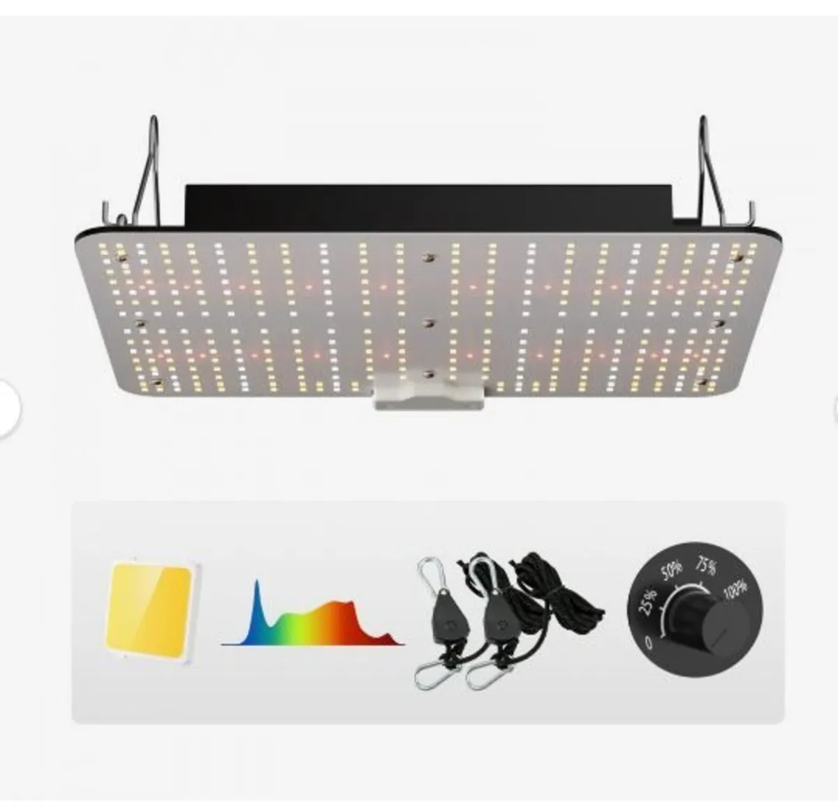 LED Grow Light, 150W Full Spectrum Dimmable - Image 3