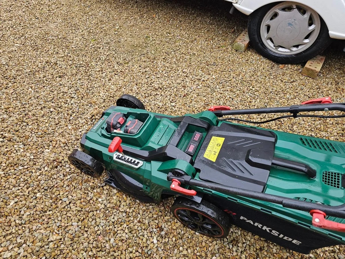 40v Lawn mower 43cm Parkside battery electric lawn - Image 3