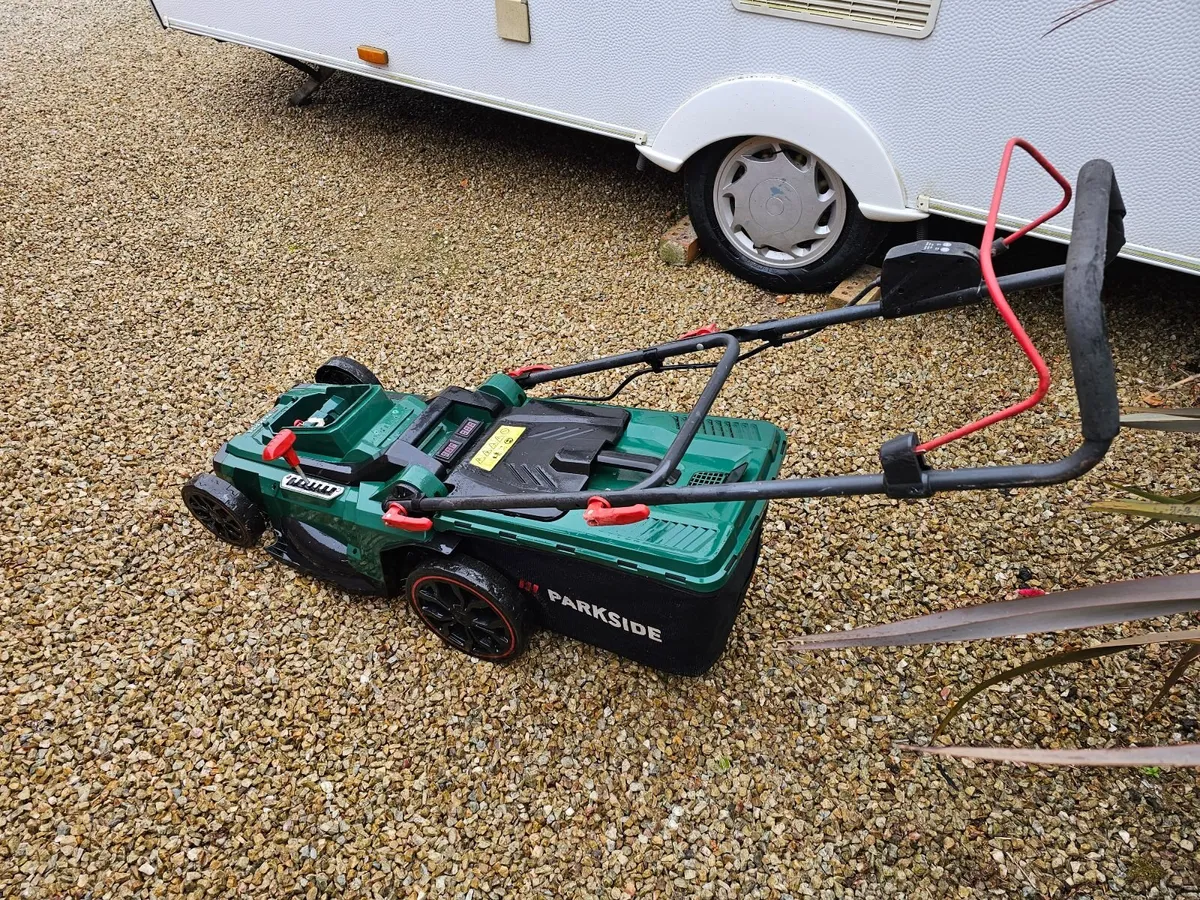 40v Lawn mower 43cm Parkside battery electric lawn - Image 1