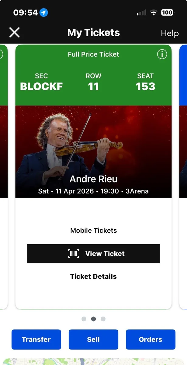 ANDRE RIEU tickets and parking - Image 2