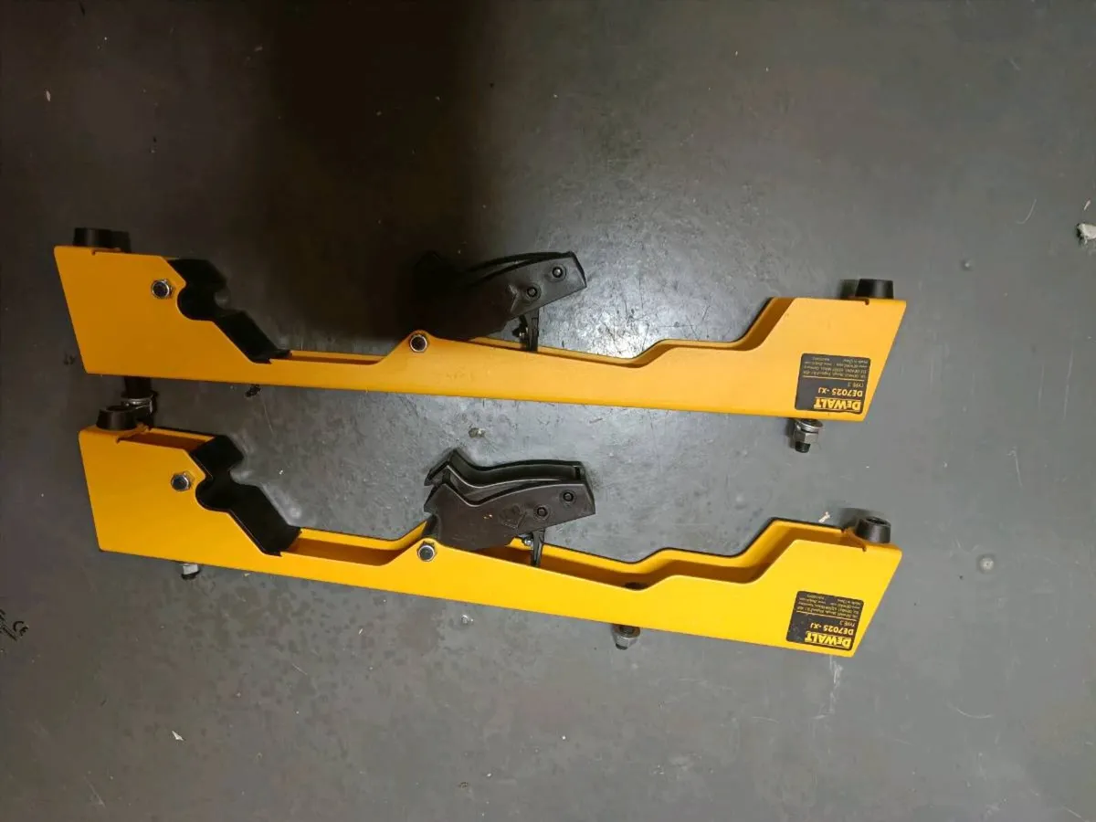 DeWalt mitre saw brackets.