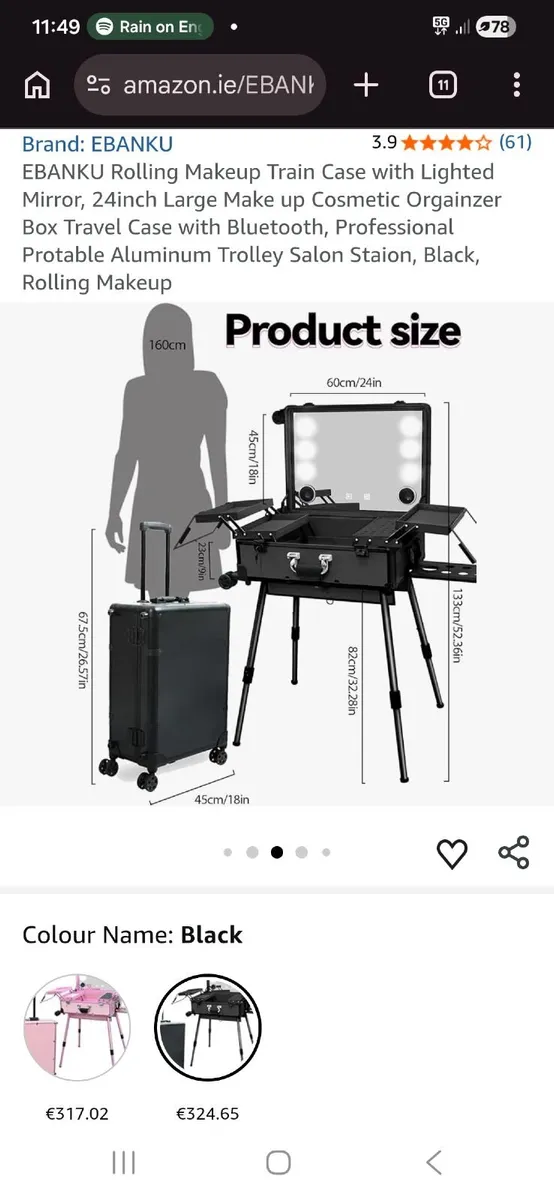 Professional make up trolly - Image 1