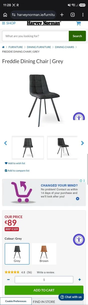 Dining table and 6 chairs - Image 2