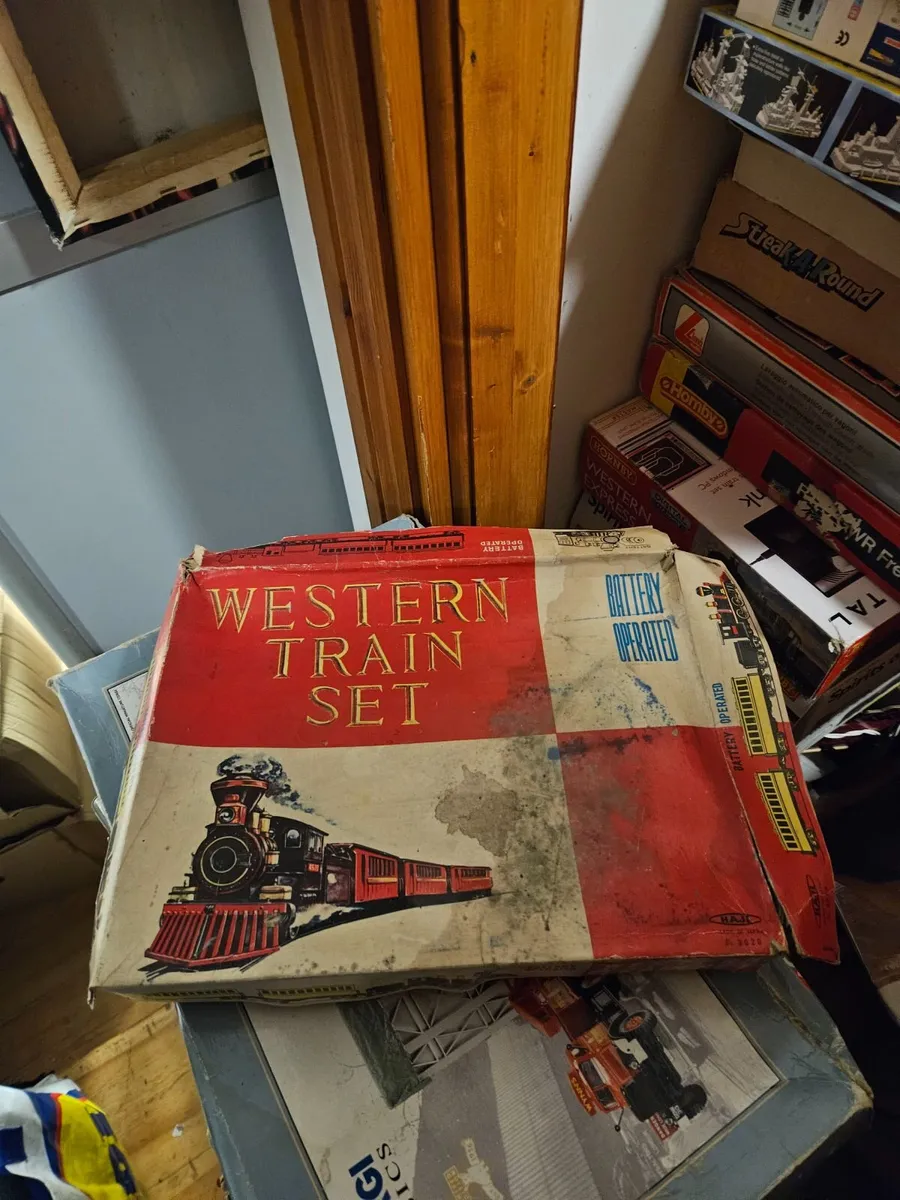 Vintage Retro Tinplate Haji Hornby Train Set - Image 3