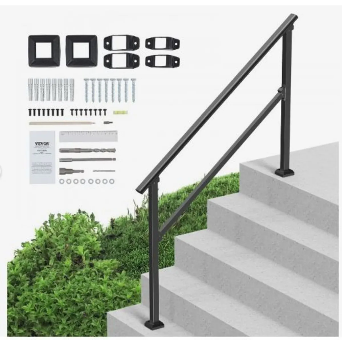 Handrails for Outdoor Steps, 4-5 Step - Image 3
