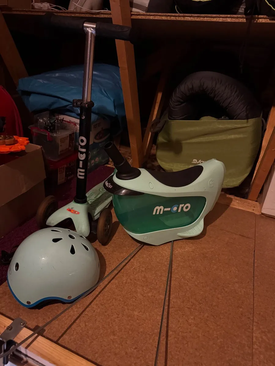 Micro mini scooter w/helmet - Image 2