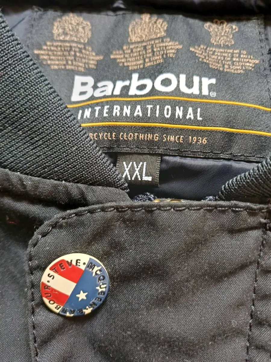 Barbour bomber wax jacket xxl - Image 2