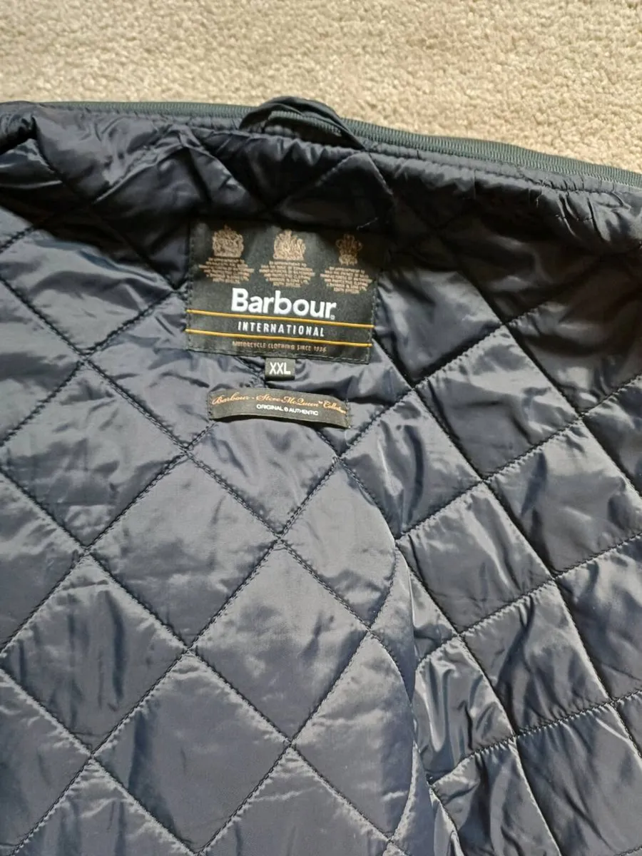 Barbour bomber wax jacket xxl - Image 4