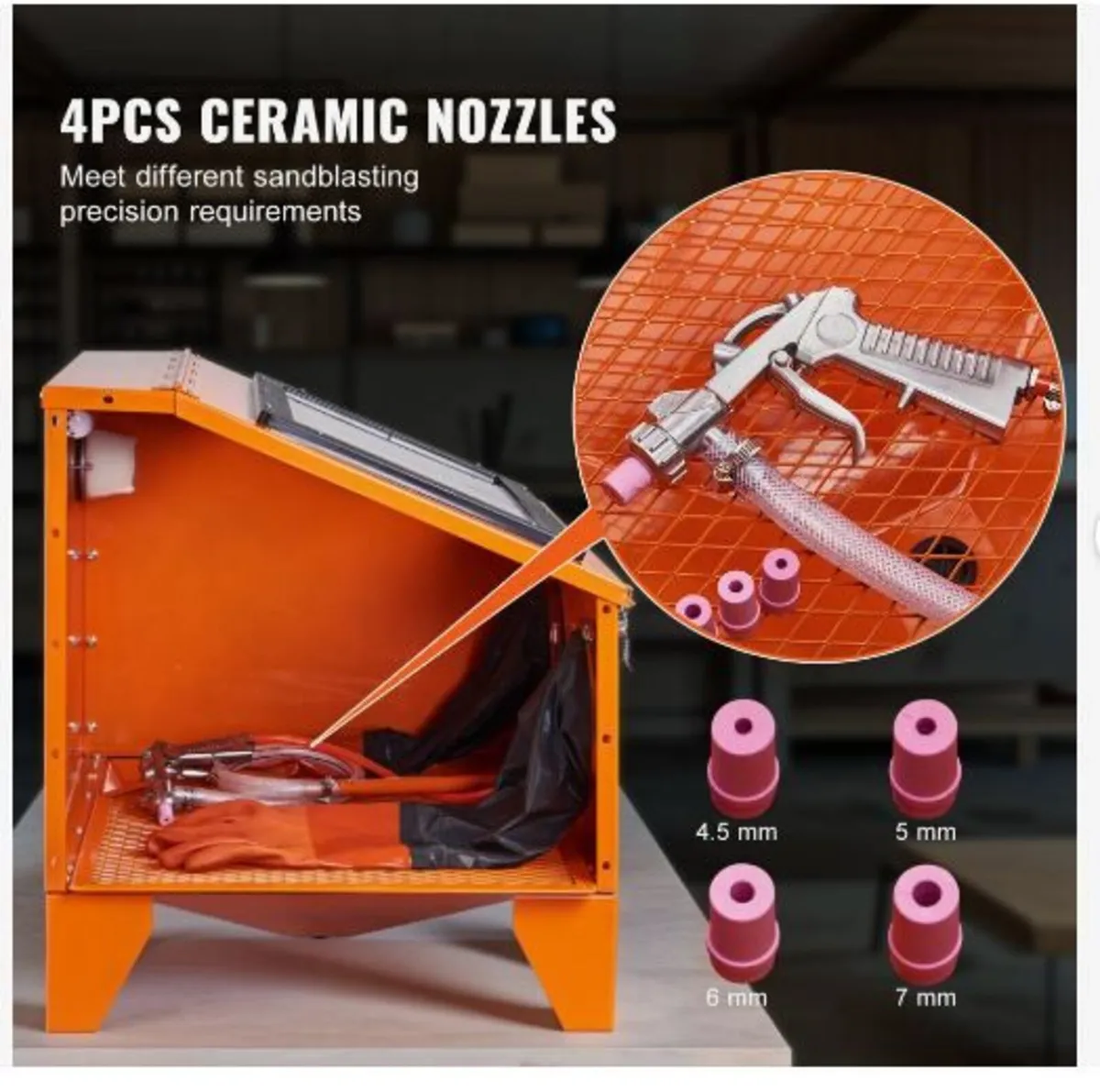 151.4 L Sandblasting Cabinet Benchtop Cabinet - Image 4