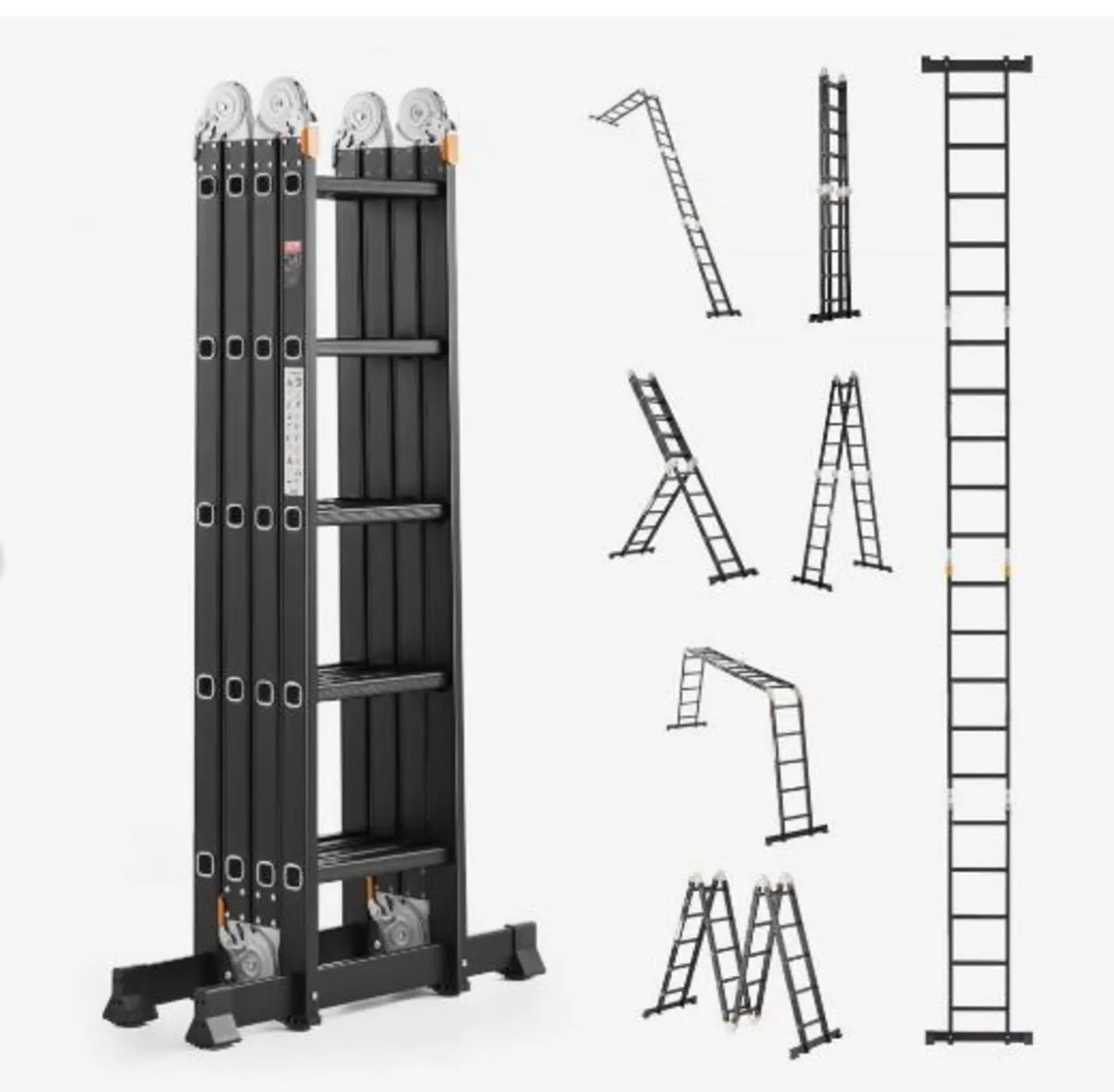 Multi-Purpose Folding Ladder, 7-in-1 Tall - Image 3