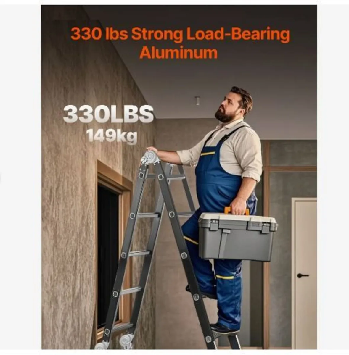 Multi-Purpose Folding Ladder, 7-in-1 Tall - Image 4