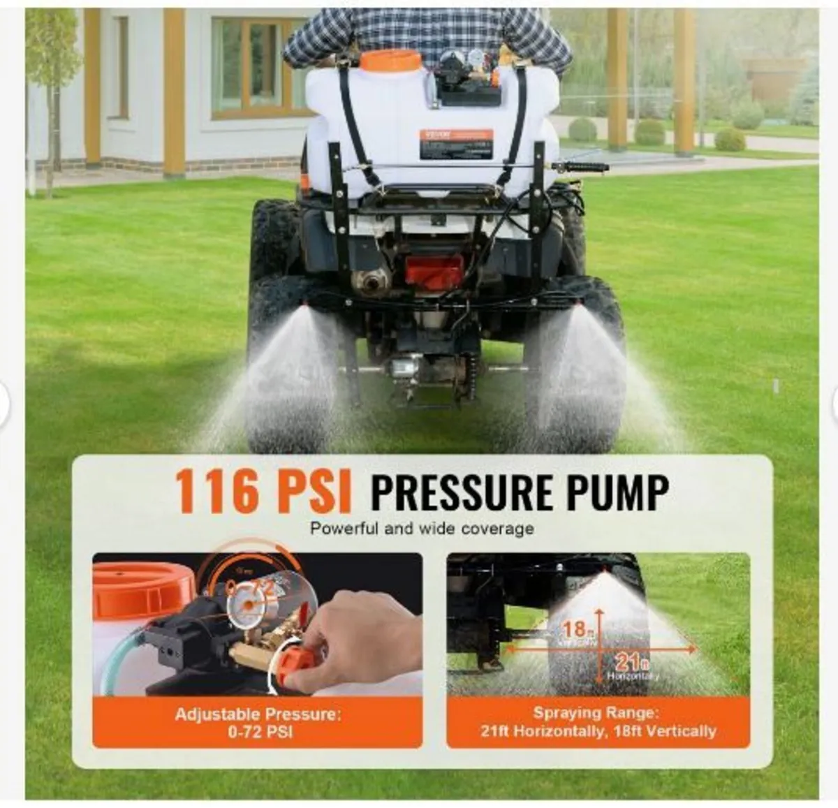 ATV Spot Sprayer, 15.9 Gal/60 L ATV/UTV - Image 2