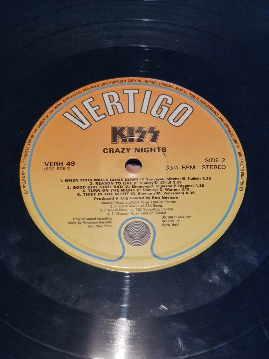 Kiss - Crazy Nights (1987) - Image 3