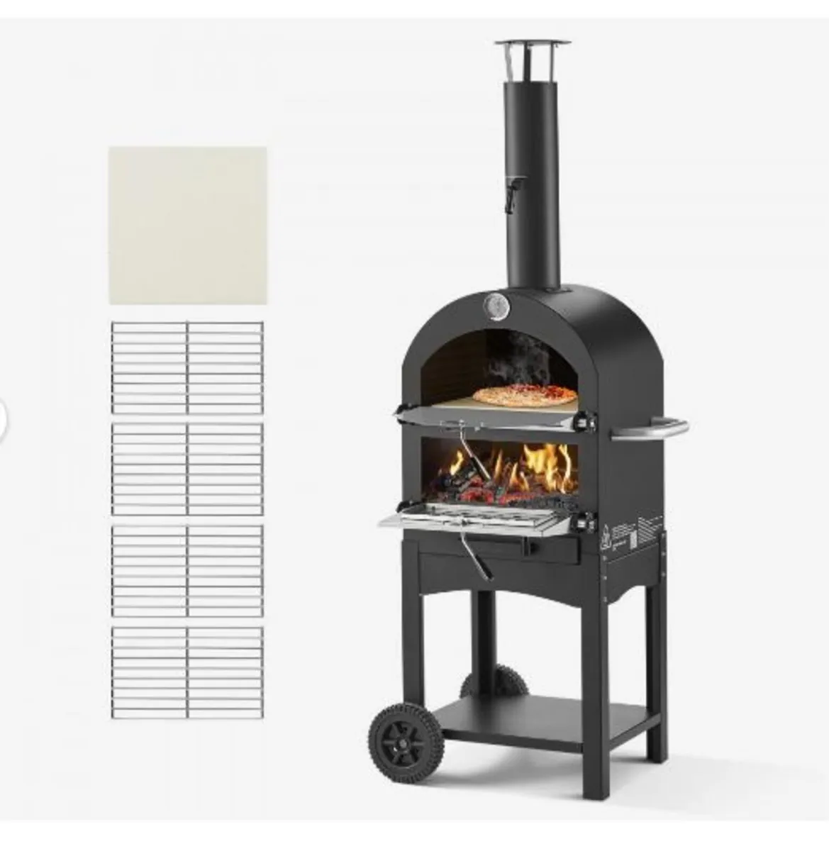 Outdoor Pizza Oven, 12" Pellet Fire - Image 1