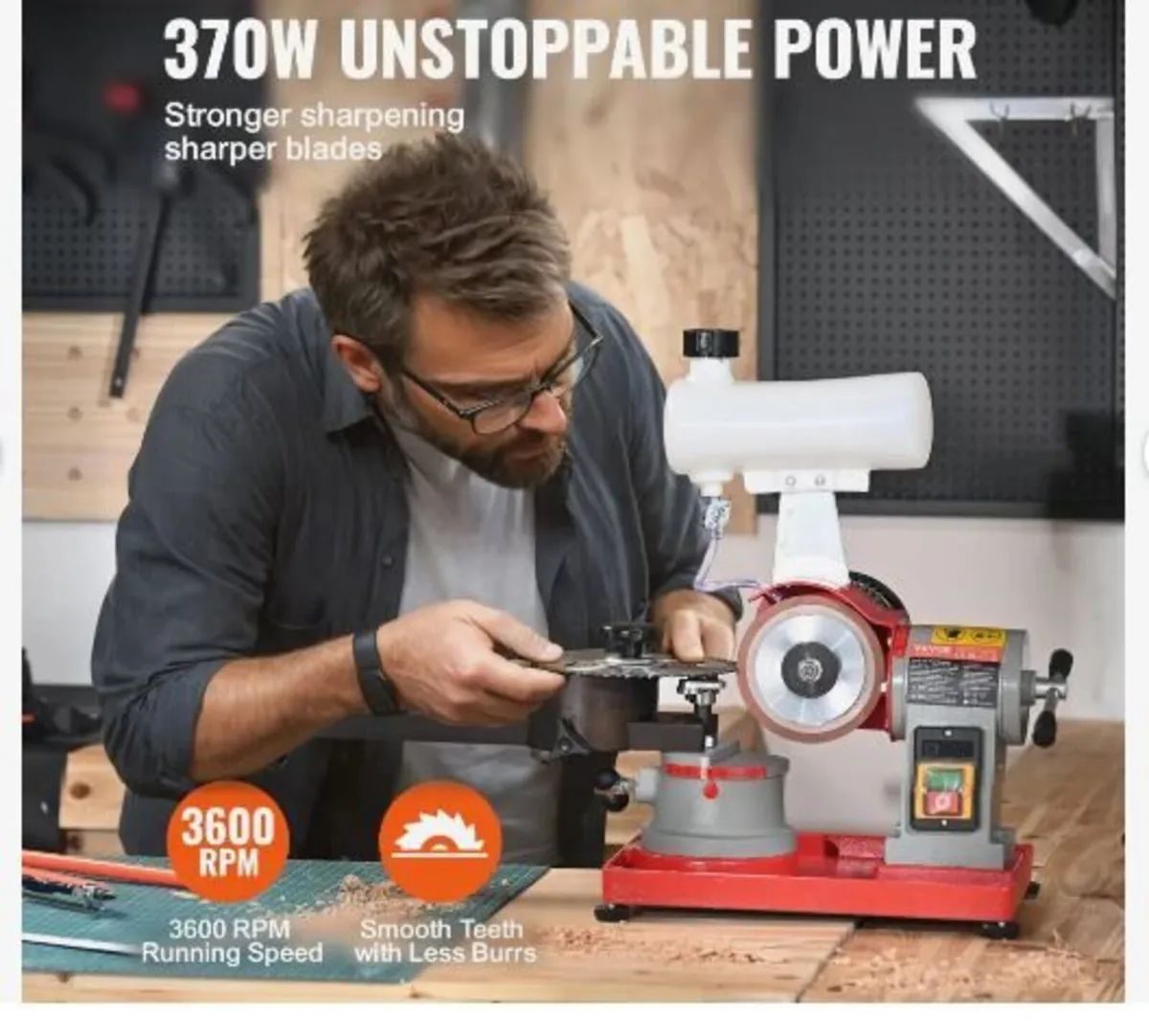 Circular Saw Blade Sharpener Grinder 370W - Image 2