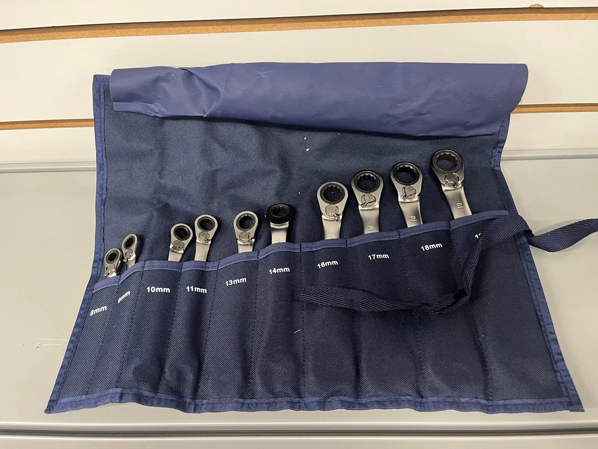 Garant 10 Piece Ratchet Spanner Set - Image 1