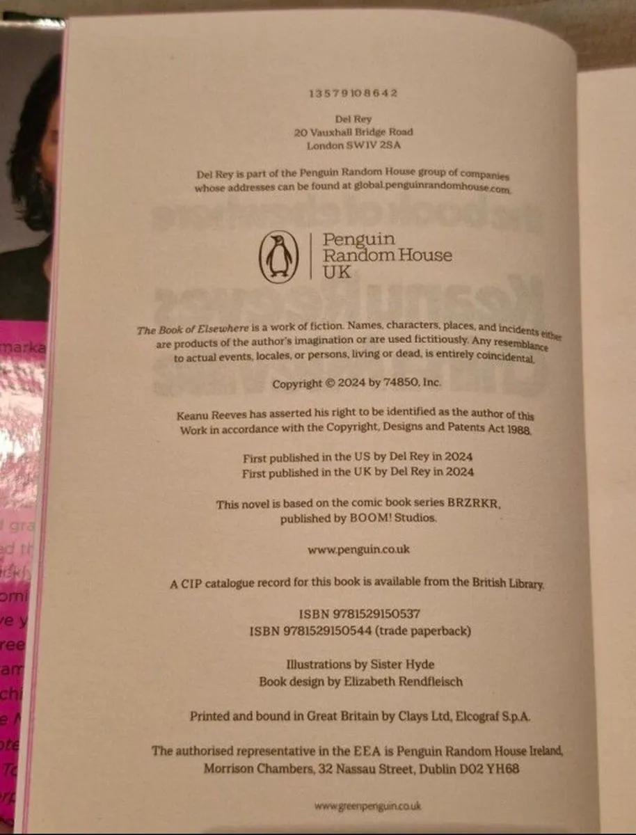 Keanu Reeves/China Mieville - The Book of Elsewher - Image 4