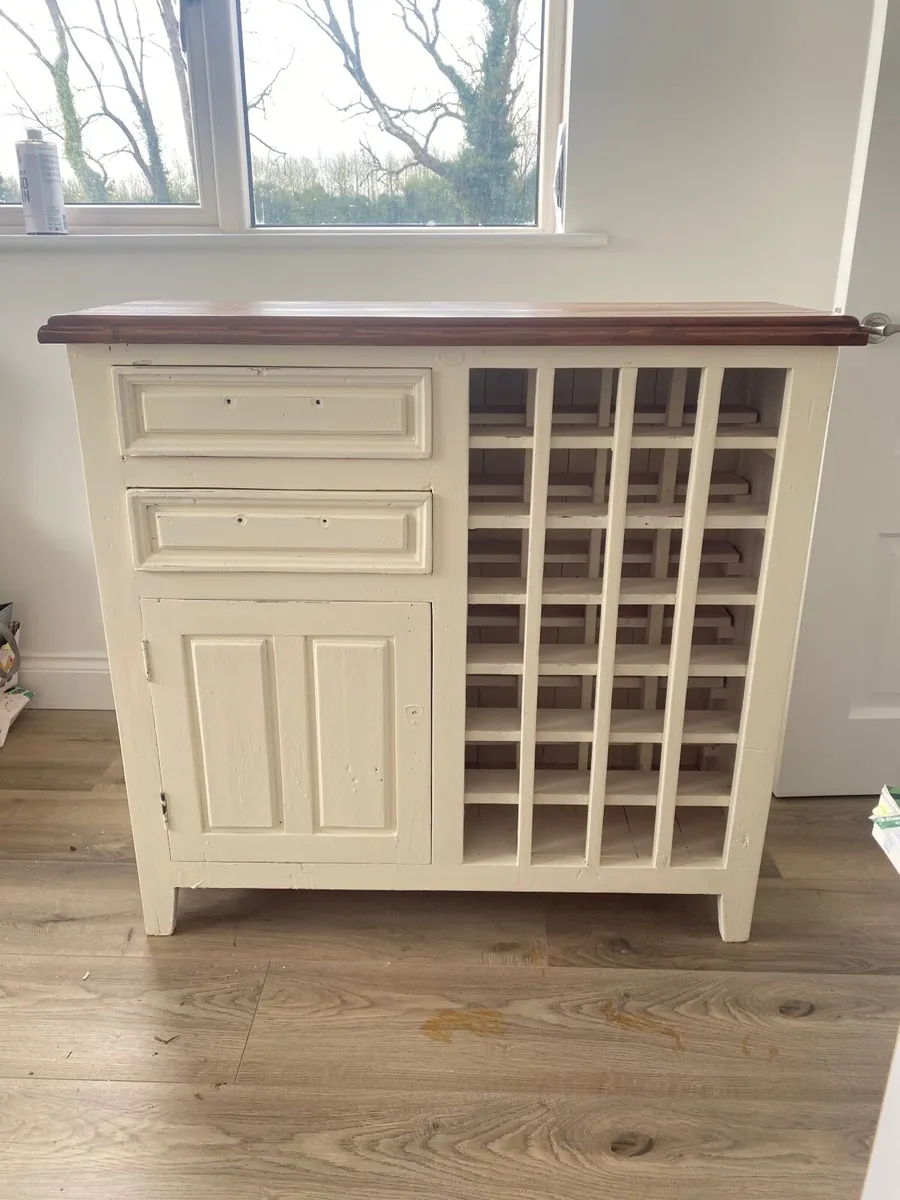 Solid Wood Cabinet / Wine Rack  Price - Image 1