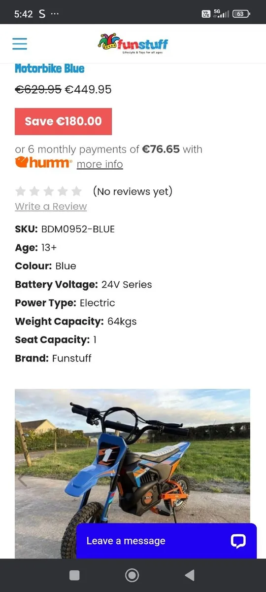 Electric bike kids - Image 1