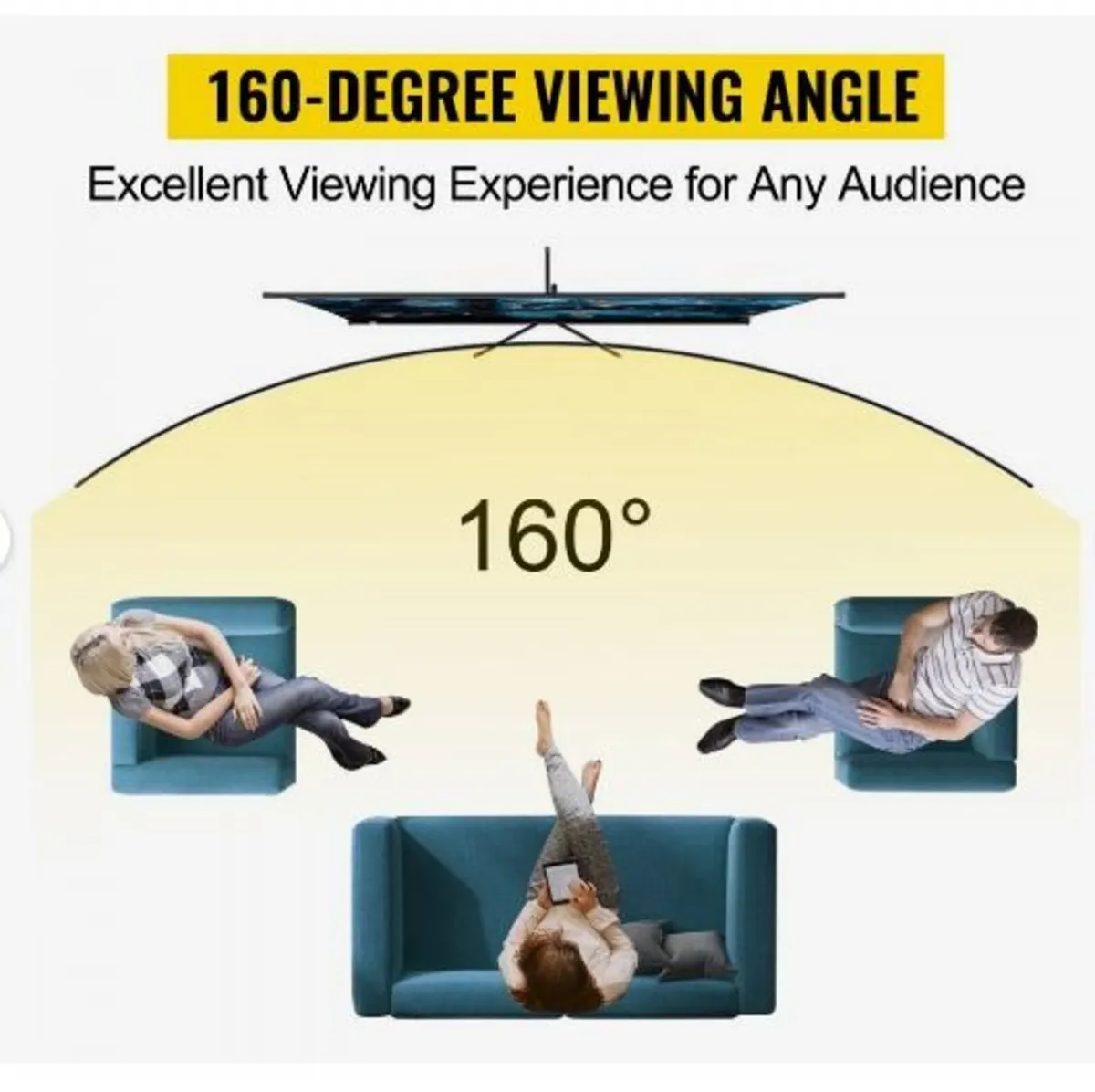 Tripod Projector Screen with Stand 100inch - Image 3