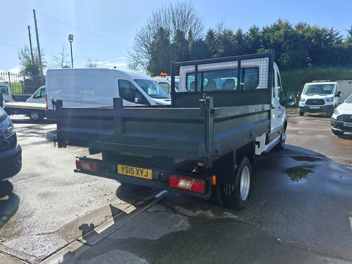 2015 TRANSIT 2.2 125 350 CREWCAB TIPPER - Image 2
