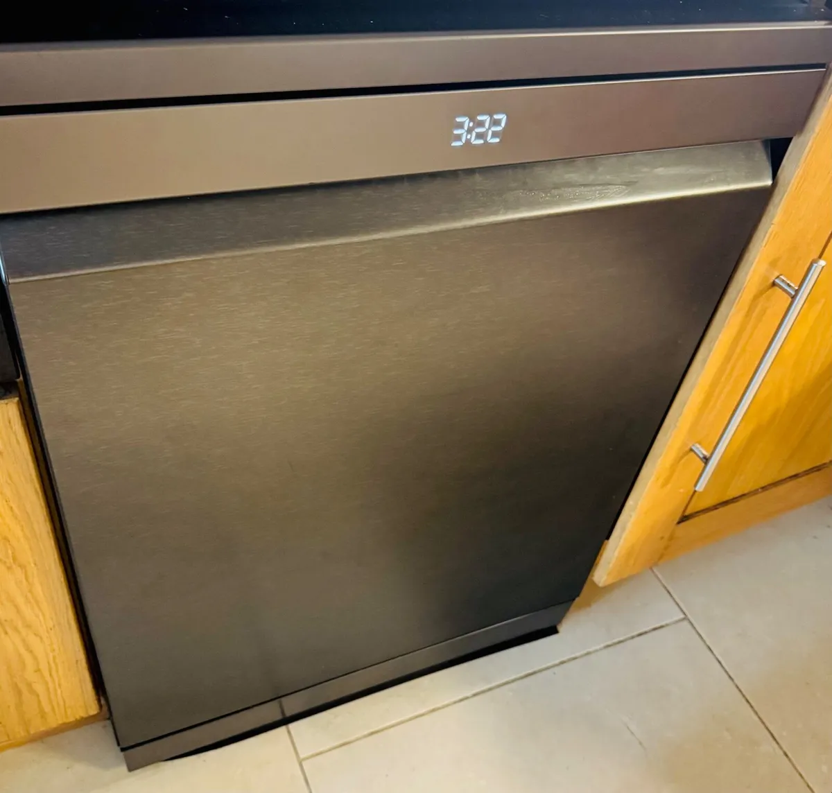 Barely Used LG DF587HMS 14 Freestanding Dishwasher - Image 1