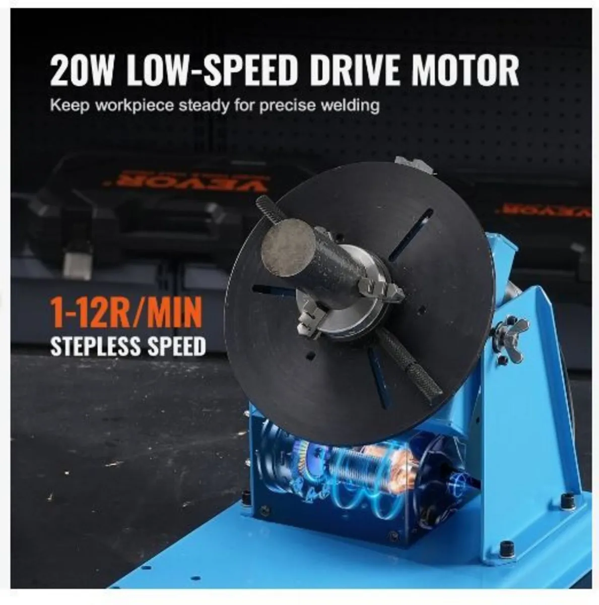 Rotary Welding Positioner 10KG, 0-90° Welding - Image 2