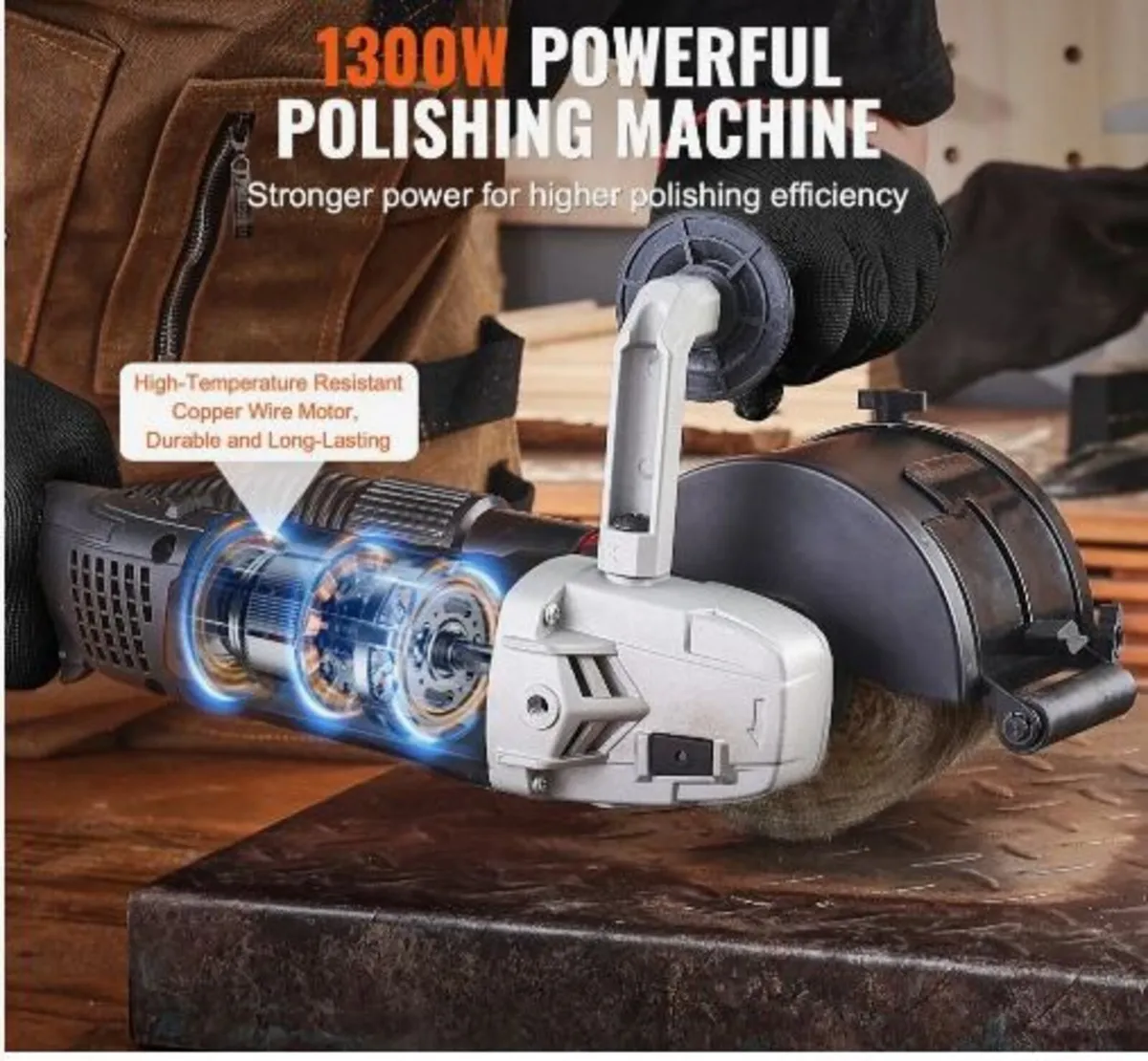 Burnishing Polishing Machine, 1300W - Image 3