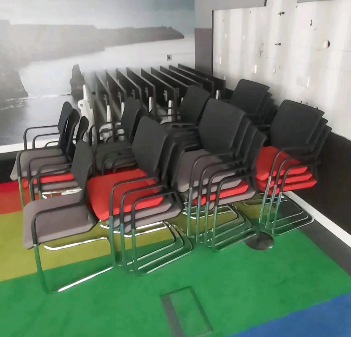 Steelcase Folding Tables / Orangebox Chairs - Image 2