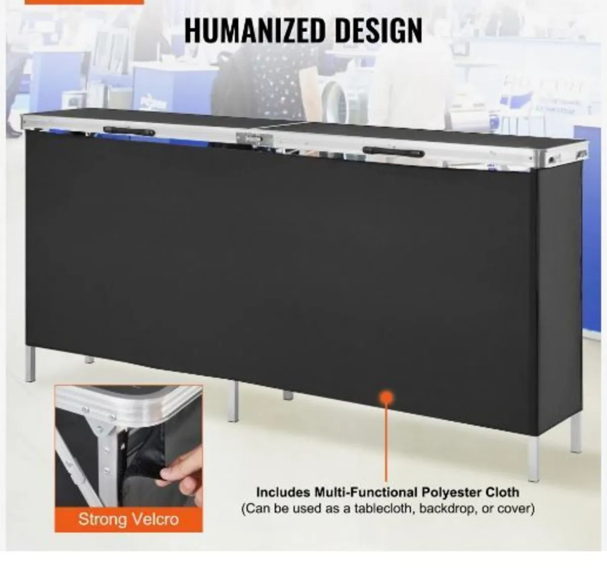 Portable Tradeshow Podium Table, 1980 x 385 x 880 - Image 2