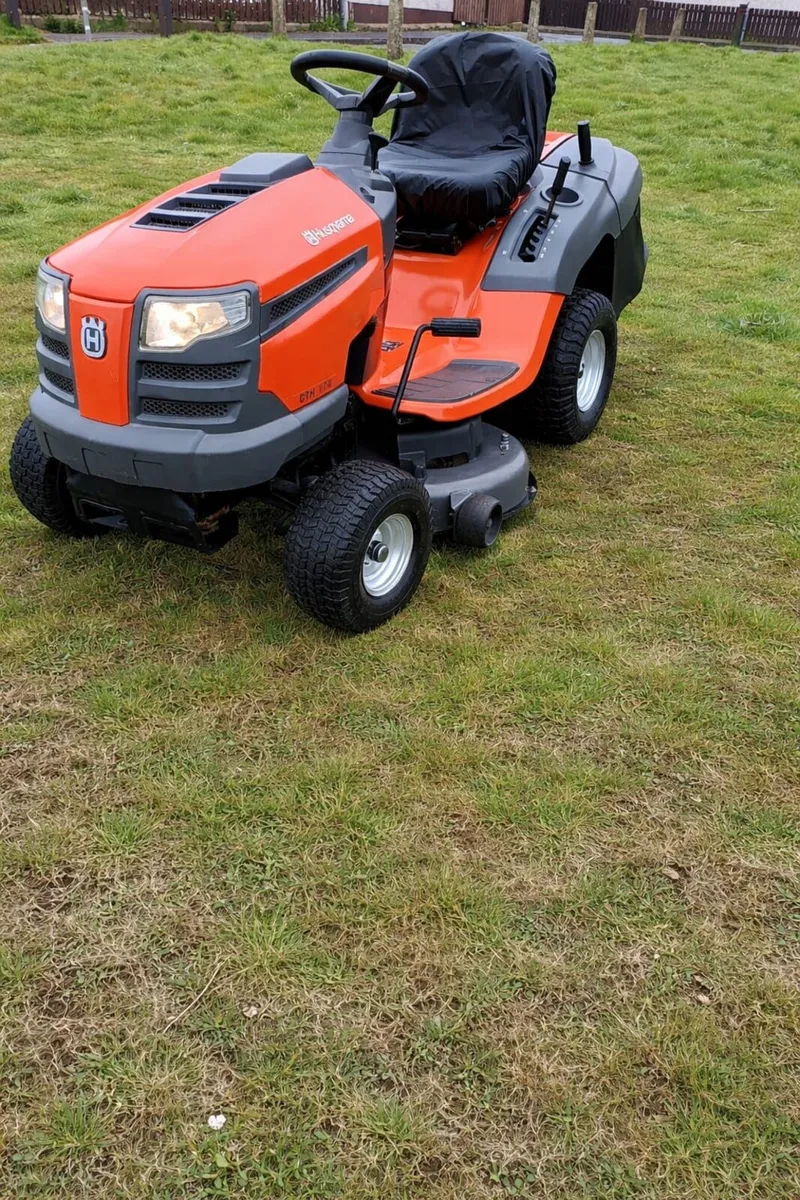 Husquvarna petrol ride on lawnmower - Image 1