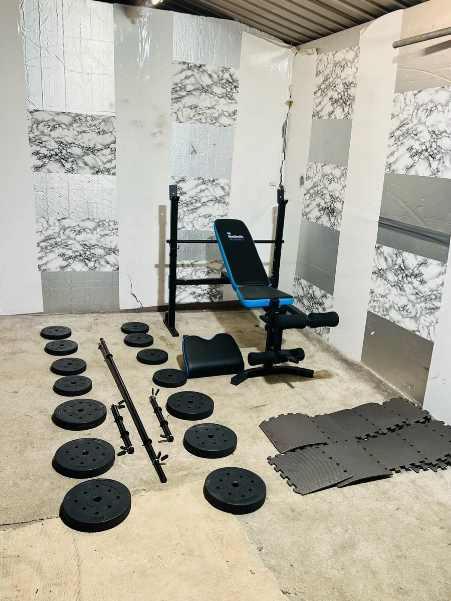 MULTI POSITION ADJUSTABLE BENCH WEIGHTS BARBELL+ - Image 1