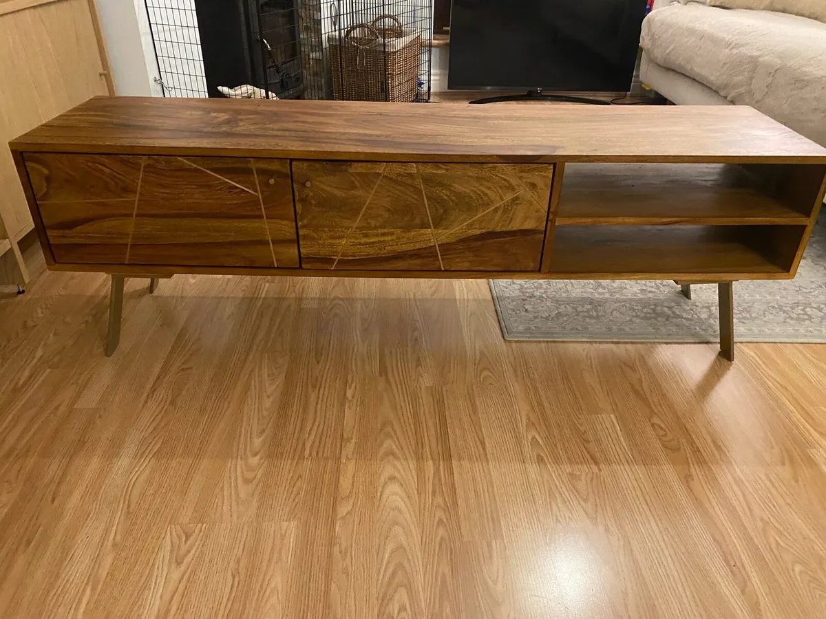 TV Unit - Solid Wood - Image 1