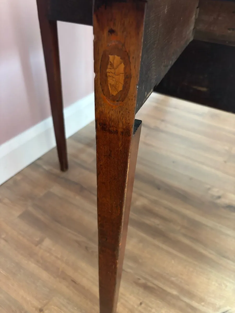 Antique Georgian Solid Mahogany Drop Leaf Table - Image 3