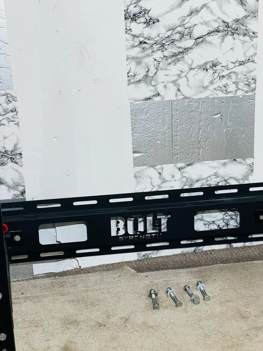 BOLT FOLDING COMMERCIAL RACK WEIGHTS BENCH BAR ++ - Image 4