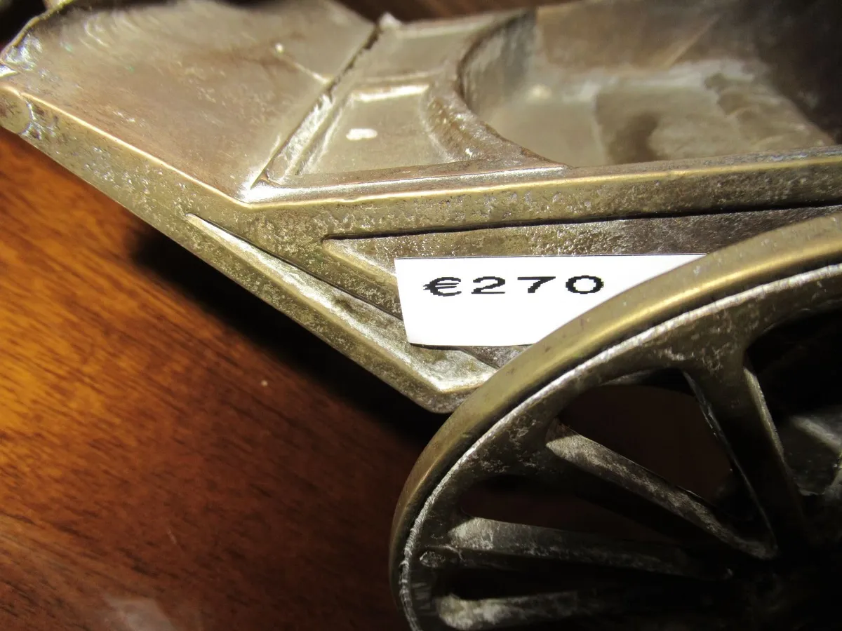 antique brass horse cart cottage pub vintage - Image 3