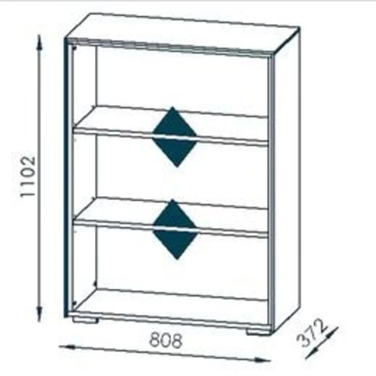 Maja Yolo Mio Wide Bookcase - £90+VAT - Image 3