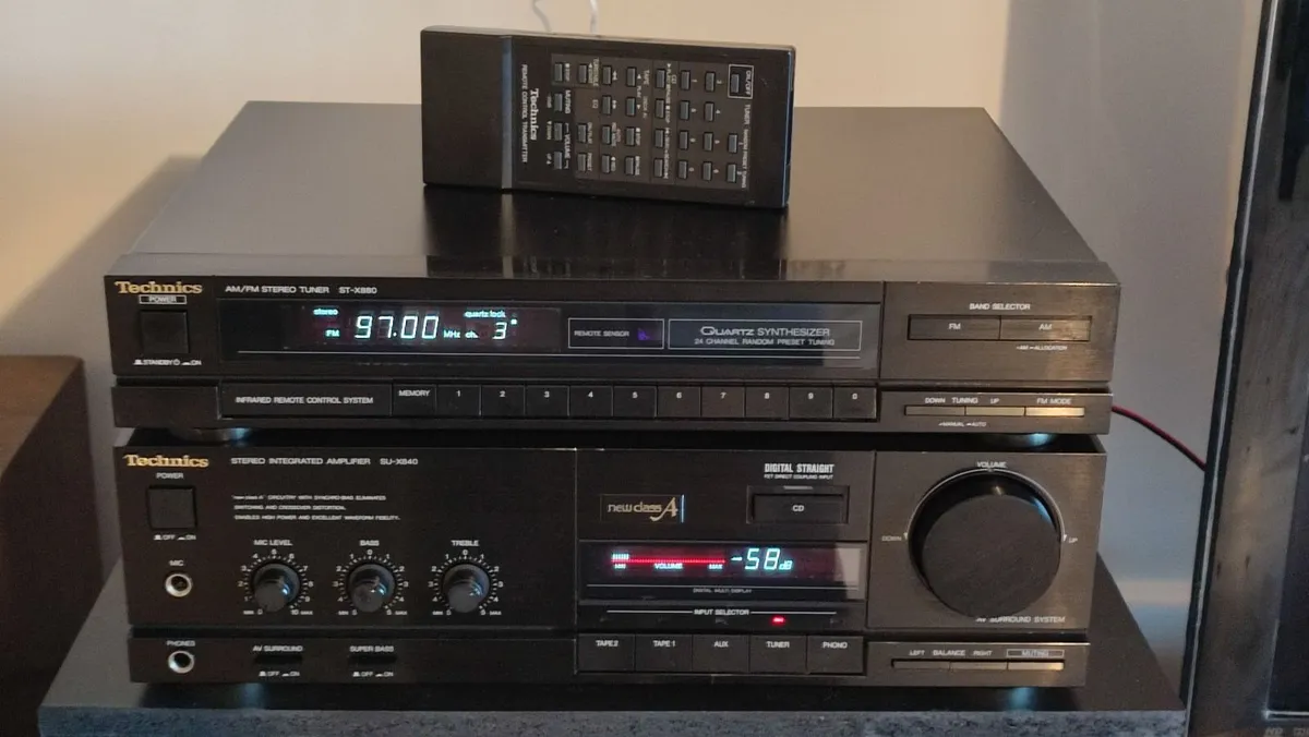 Midi TECHNICS SU-X840 amplifier + Tuner. Remote! - Image 3