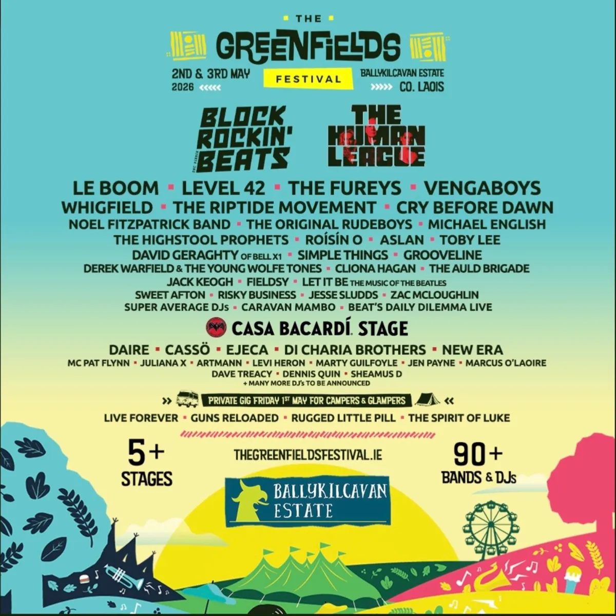 Greenfields Festival 2026 Tickets for two - Image 1
