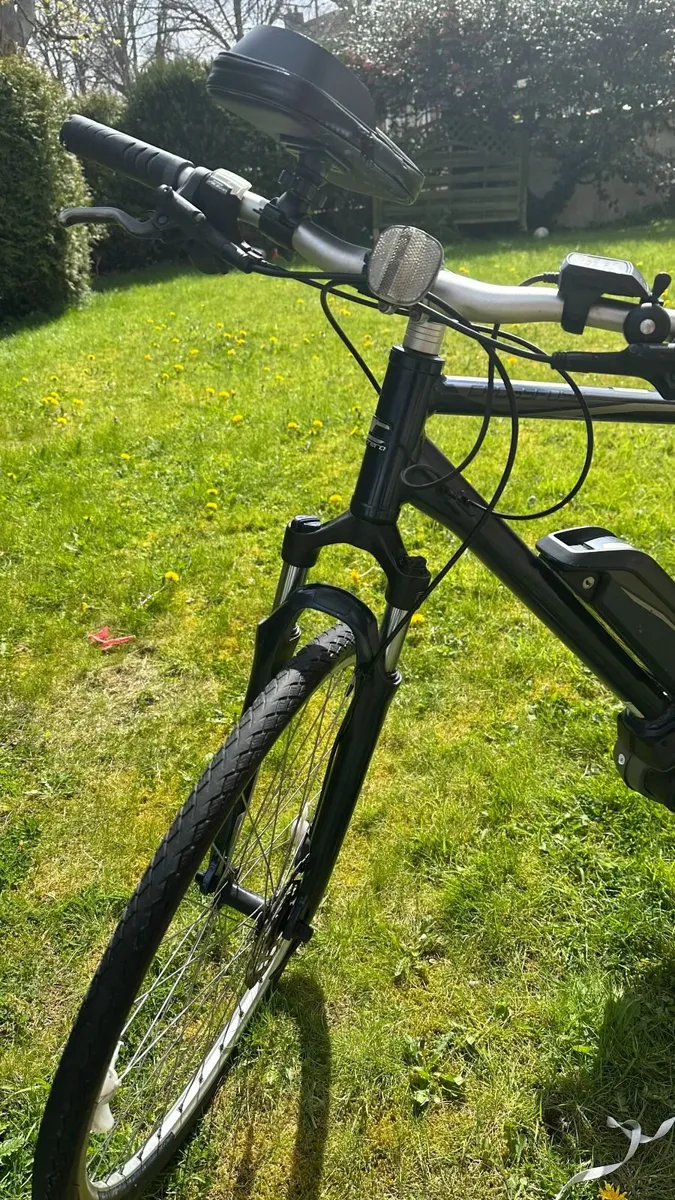 Carrera Crossfuse Mens Electric Hybrid Bike-L Fr - Image 2