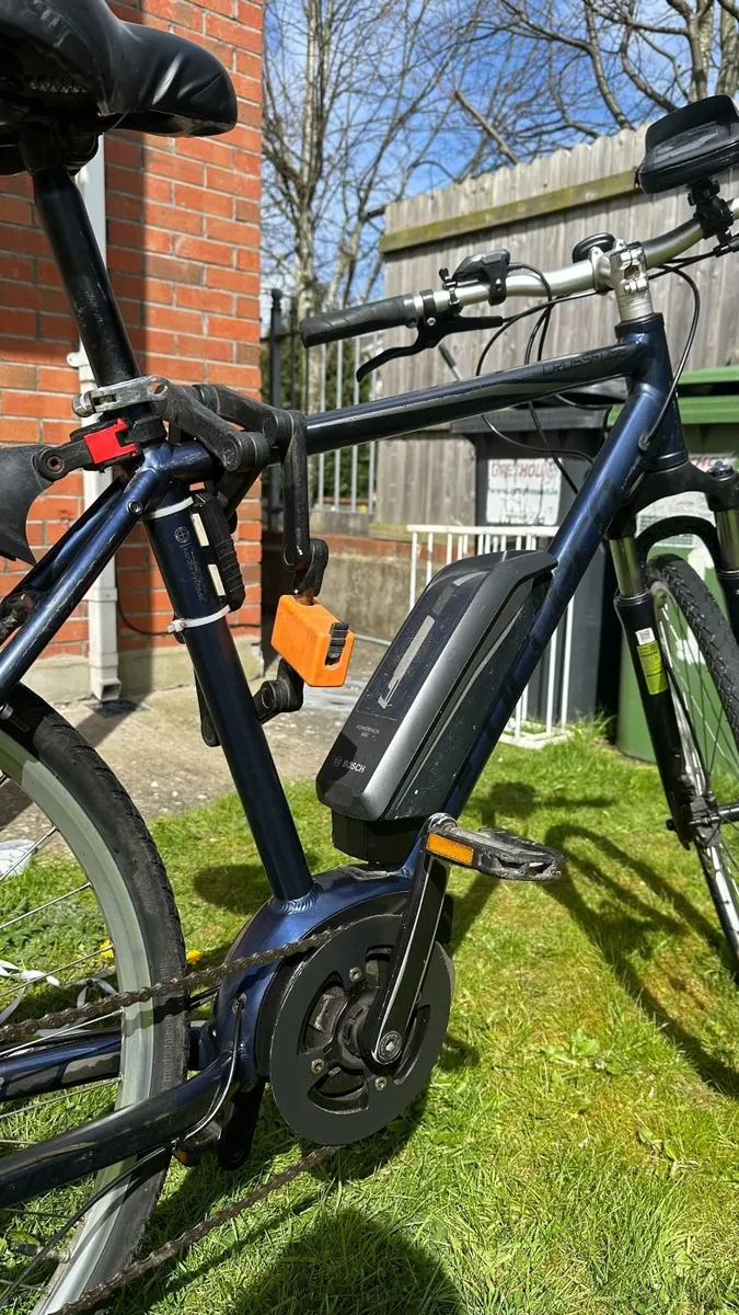 Carrera Crossfuse Mens Electric Hybrid Bike-L Fr - Image 4