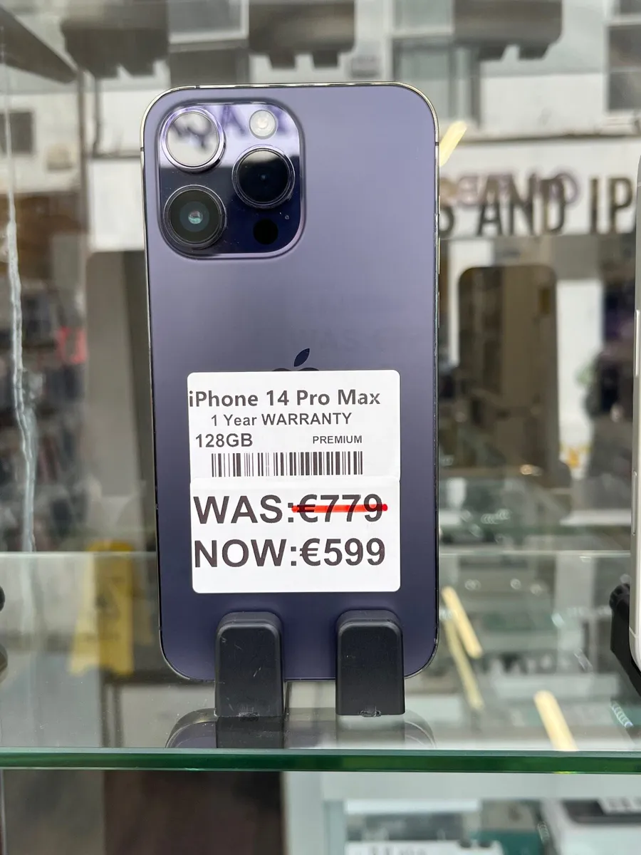 📱IPHONE 14PRO MAX 128GB 1YEAR WARRANTY - Image 1