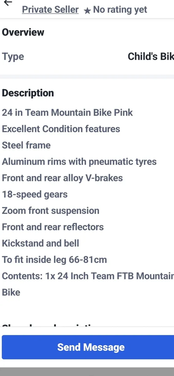 Girls bike - Image 2