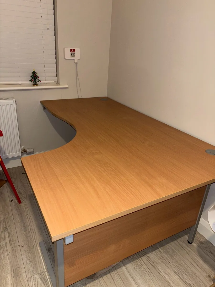 Free give away- Heavy duty L shaped office desk - Image 1