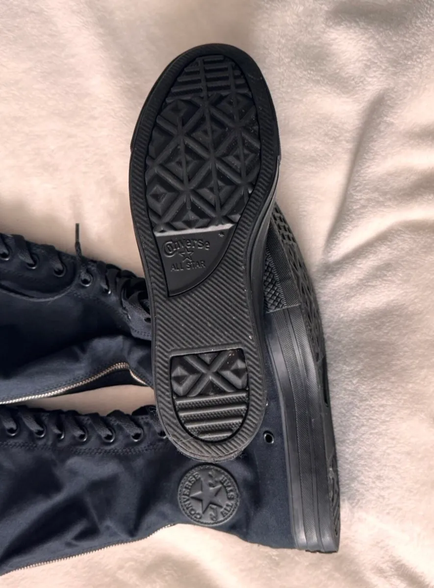 Converse XXHI, knee high, black, 6.5 - Image 4