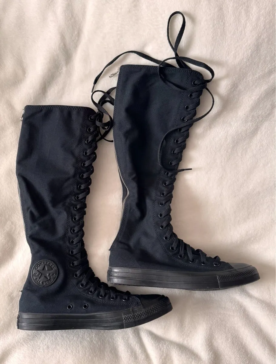 Converse XXHI, knee high, black, 6.5 - Image 3