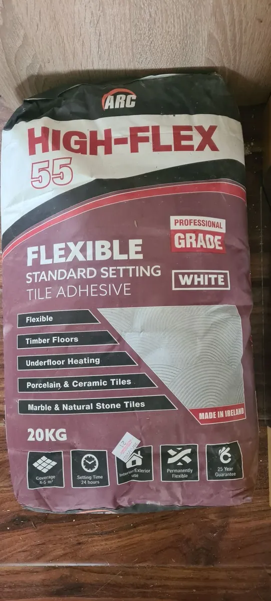 Unused bag of High Flex 55 Rapid Set