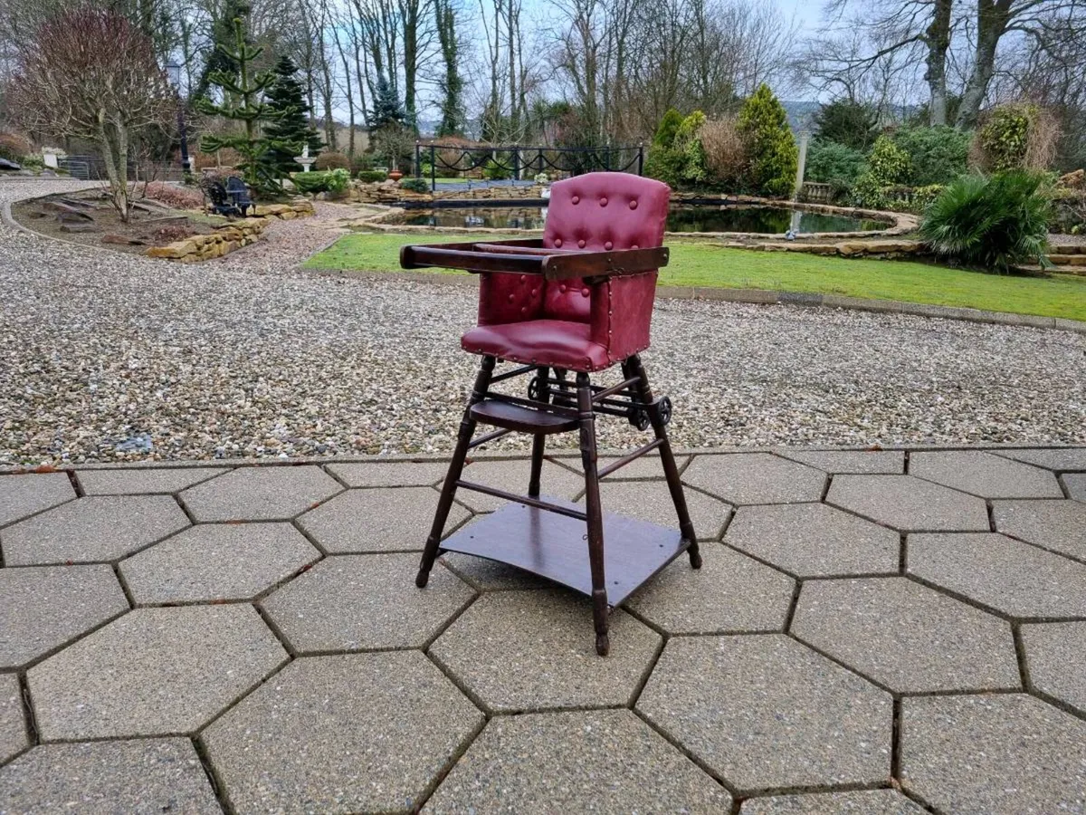 Antique Metamorphic Baby's High Chair - Image 1